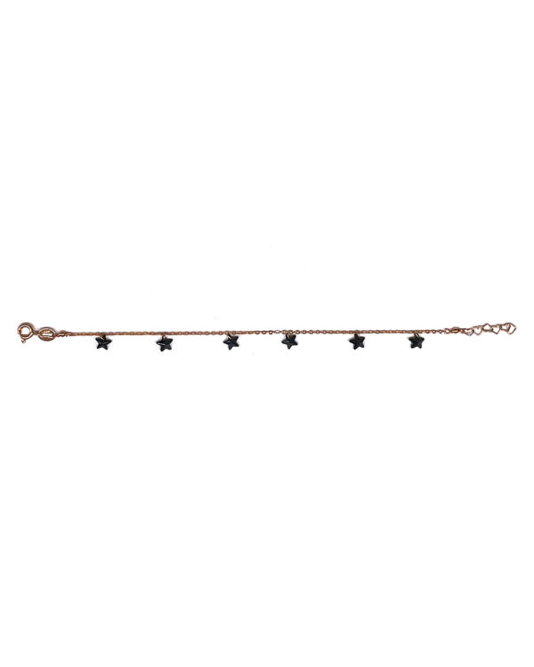 Bracciale stelline nere